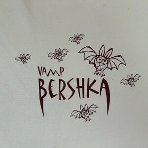 Y2K, Bershka, Fitted Vamp Bat shirt